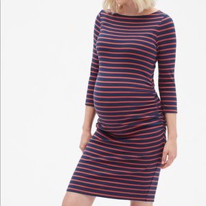 Maternity Modern Boatneck Dress